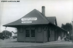 Southern Pacific Ticket Office, Alameda, Cal., 1945       
